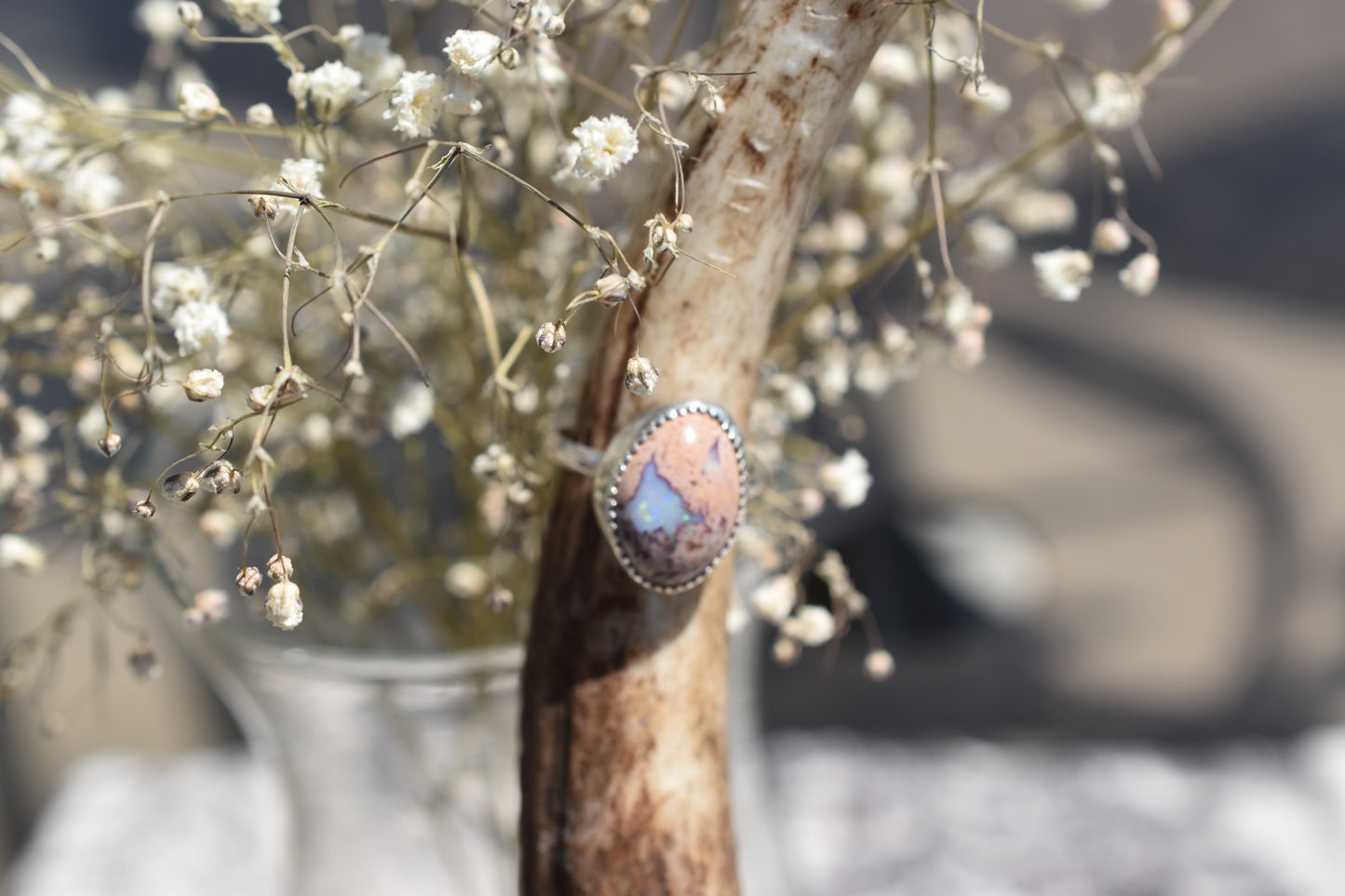 Matrix Opal Ring