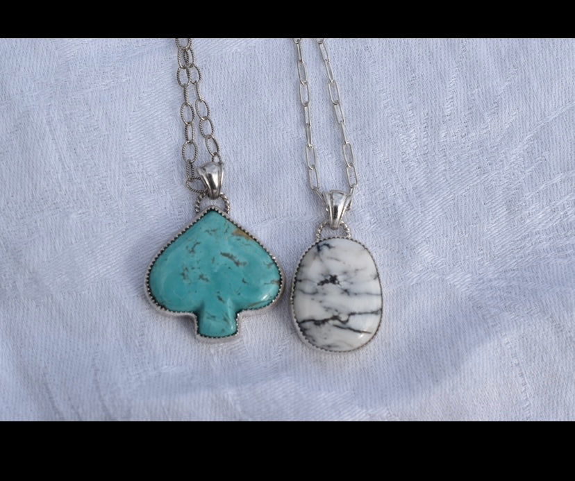 Spade Turquoise Necklace