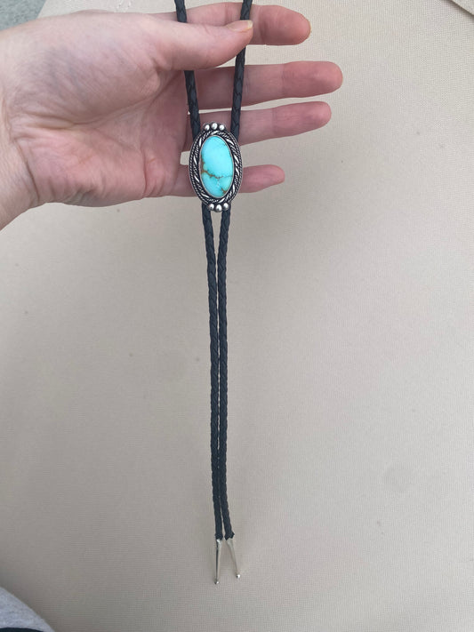 Bolo Tie Thunderbird Turquoise