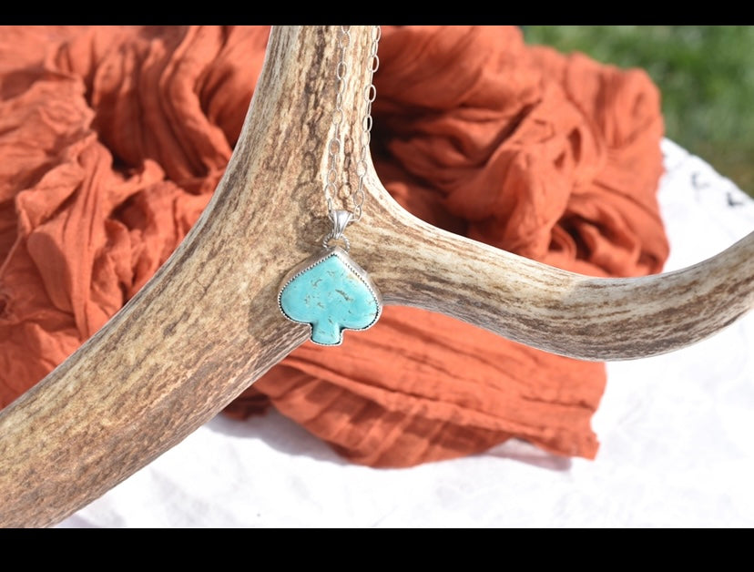 Spade Turquoise Necklace