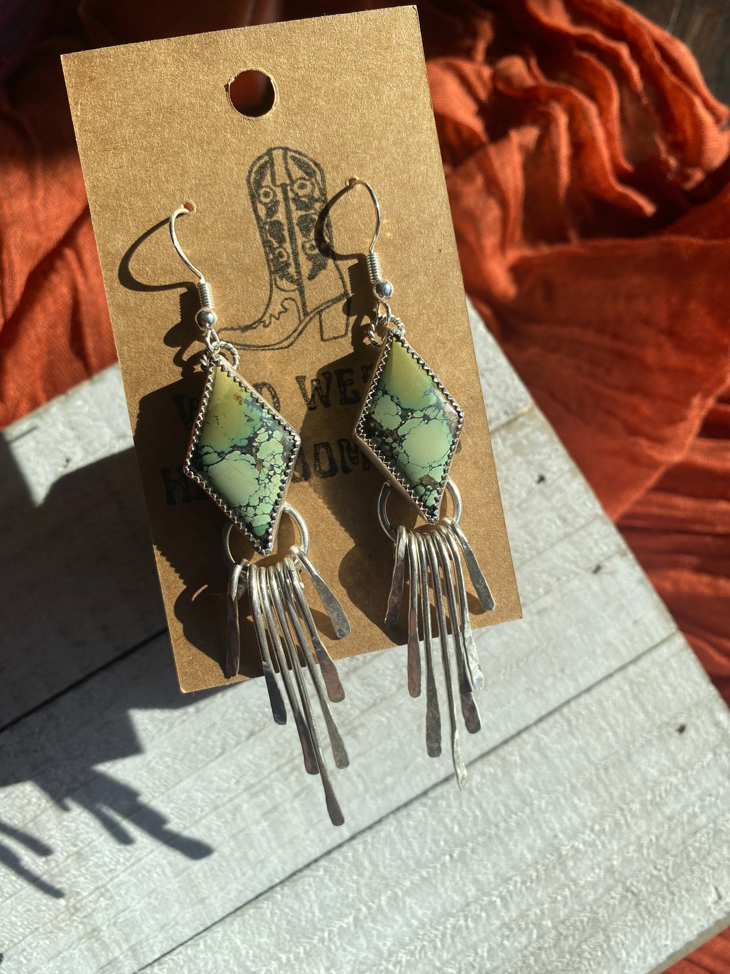 Green Goddess Hubei Earrings